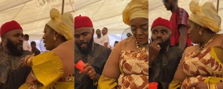 Moment Rita Edochie Slapped Colleague, Chief Imo for Licking Cup of Ice Cream With Hand at Public Event (Video)