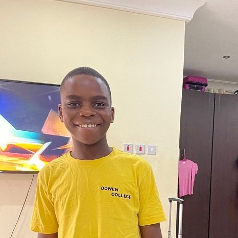 Actress tonto dikeh sends flowers and teddy bear to dowen college on sylvester oromoni's 12th birthday; calls on the people of lagos to do the same.