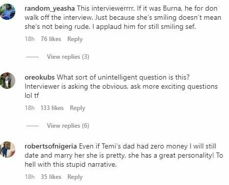 Fans Enraged As They Call Out Interviewer for Attempting To Belittle Mr Eazi Over Relationship With Temi