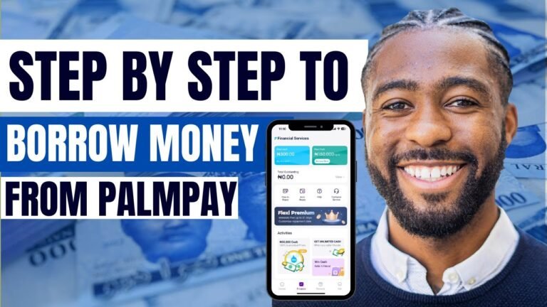 How To Borrow Money On Palmpay On IPhone?