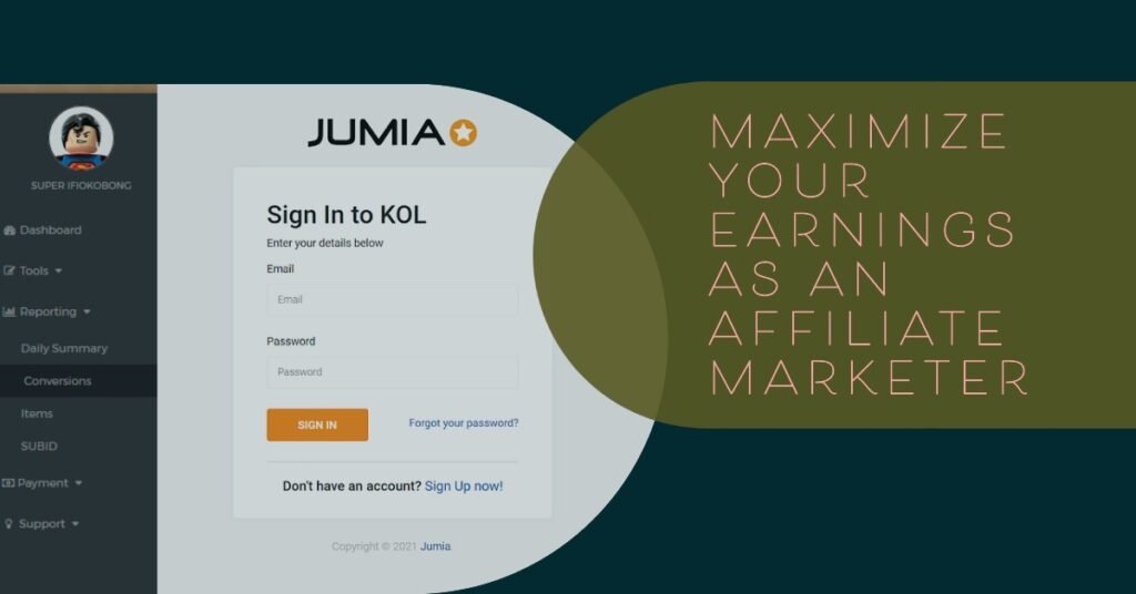 How To Become An Affiliate Marketer For Jumia
